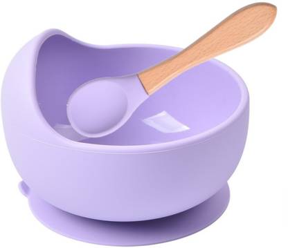 VELINEX Silicone Baby Bowls with Spoon, Bowls for Babies Kids Toddlers Infants  - Silicone