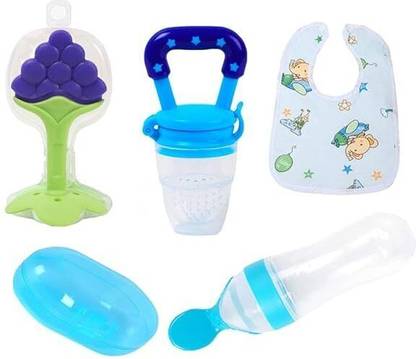 Muma's Love 5 Pieces Combo Set For Your New Born Babies - Silicone