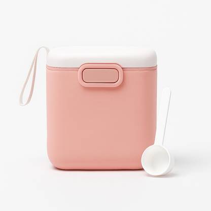 GUCHIGU Baby Milk Powder Dispenser with Scoop,BPA-Free Double Layer Formula&Snack Box  - plastic