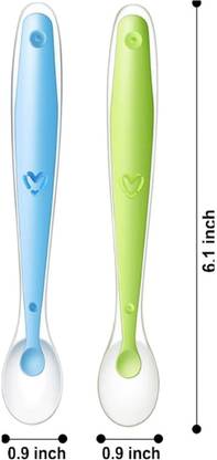LittleBee BPA Free Self Feeding Spoon Set  - Silicon