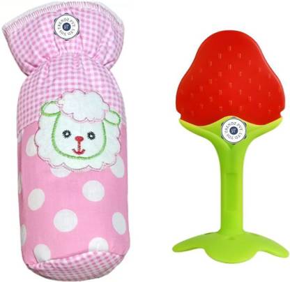 YOS TRENDZ bottel cover+teether3 - Silicone
