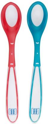 मीमी Heat Sensor Baby Spoon (Multicolor)  - सिलिकॉन