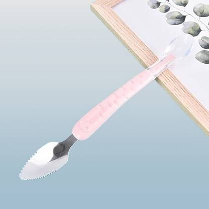 Vadhavan Presents Baby Fruit Spoon 2 in 1 Double Head Puree Spoon  - Plastic