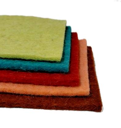 MFT METRO FELT TOYS A4 size wool felt sheet 3 mm 10 sheet 5 color Felt Sheet