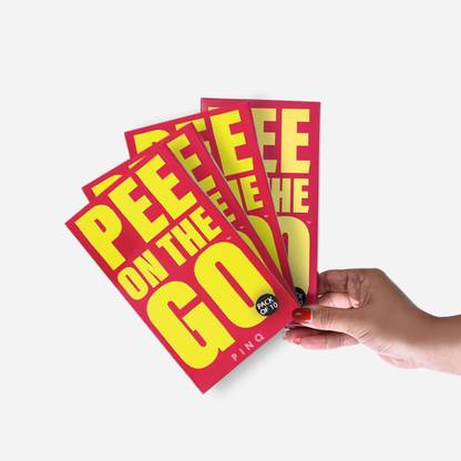 PINQ Pee On The Go|Pee Funnel for Women|Stand & Pee|Leak Proof|Outdoor Activities Disposable Female Urination Device