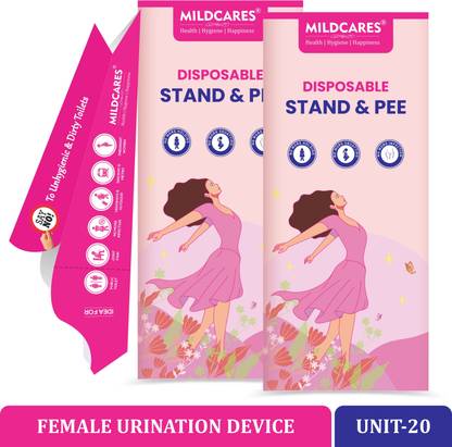 Gynocup Disposable Stand & Pee Female Urination Device (20 Funnels) Disposable Female Urination Device