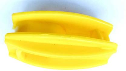 BIPSA SOLAR AND AGRI SOLUTIONS SOLAR FENCING CORNER_INSULATOR_YELLOW Polypropylene Fence Post