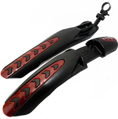 Excel Arrow Model M/C Red Full Length Front & Rear Fender