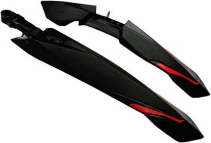 ShreNik Cycle Mudguard 26-29 Inch Bicycle Fender MTB Reflective Tape Material Plastic Clip-on Front & Rear Fender