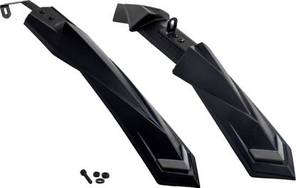 Dark Horse Bicycle MX2 Mudguard Fits 24",26", In Built Carrier Cycles, NEW Metal Clip Model Clip-on Front & Rear Fender