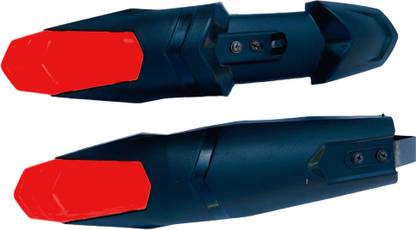 FOXGLOVE FENDER'S FOR ADULTS CYCLE RED & BLACK SPORTY MUDGUARD SET Full Length Front & Rear Fender