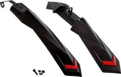 SHARP TODDLERS Bicycle Front & Rear Mudguard Mudguard Fits 24",26", In Built Carrier Cycles Clip-on Front & Rear Fender