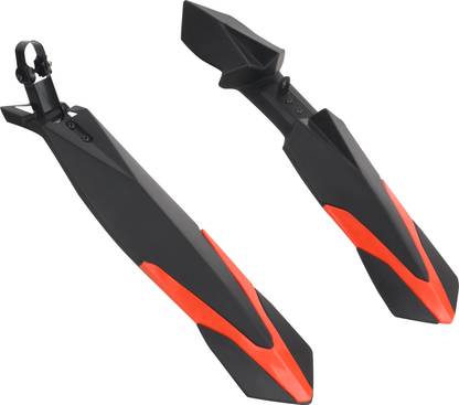 BYKING Front & Rear Mudguard Dual tone with Iron Clamp Full Length Front & Rear Fender