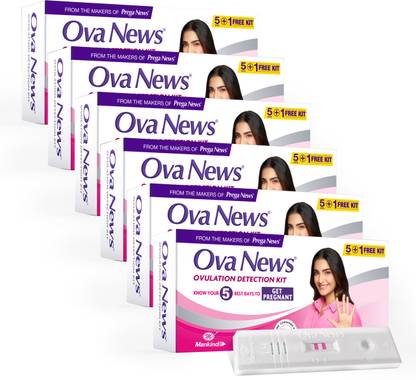Ova News Detection Kit from Prega News Identifies Fertile Days Ovulation Kit