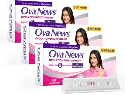 Ova News Detection Kit from Prega News Identifies Fertile Days Ovulation Kit