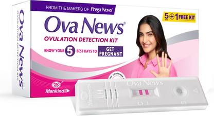 Ova News Detection Kit from Prega News Identifies Fertile Days Ovulation Kit