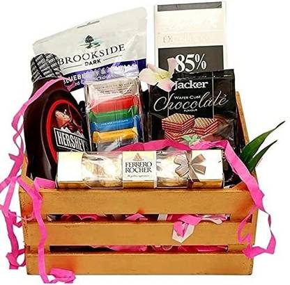 Gourmet Perfect Diwali Gift Hamper|Gift for Diwali Occasion| Wooden Gift Box