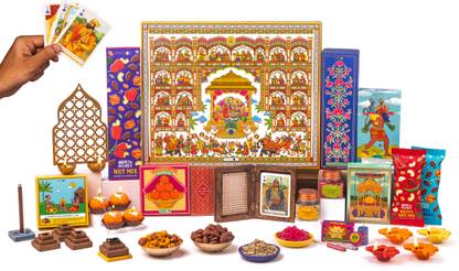 Phool Diwali hamper - Ramayan Collection Gift Box - 14 Thoughtful Inclusions Assorted Gift Box