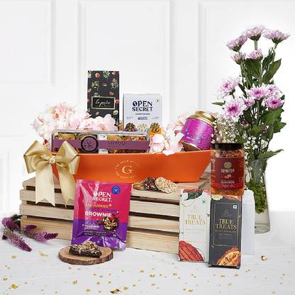 The Gift Studio Share a Treat Chocolate Box handcrafted Gift hampers for Anniversary Paper Gift Box