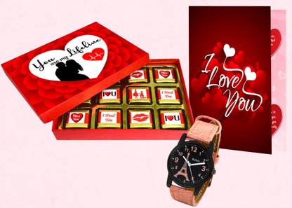 Midiron Special Combo for Valentine's Day for Friends with Chocolate Box Paper Gift Box