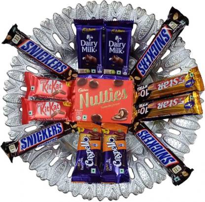 Happy Basket By Simran Premium Assorted Chocolate Gift Hamper - Perfect for All Occasions Plastic Gift Box