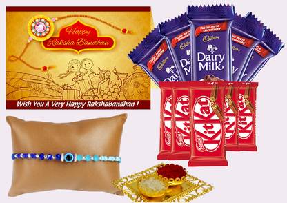 Midiron Beautiful Rakshabandhan Gift For Brother| pretty Rakhi with Tasty Chocolate-SG44 Assorted Gift Box