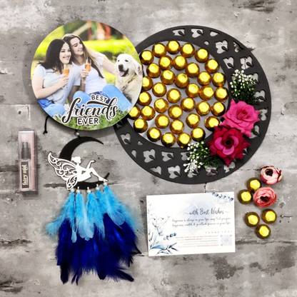 Color Splash Round Friend Wooden Gift Box