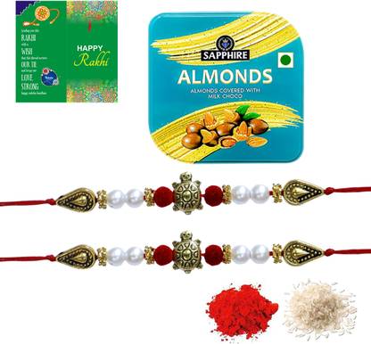Visabhu 2 Ganesh Fancy Dora, Sapphire Almonds Milk Choco, 90g 10-10-SAPP-ALMOND Assorted Gift Box