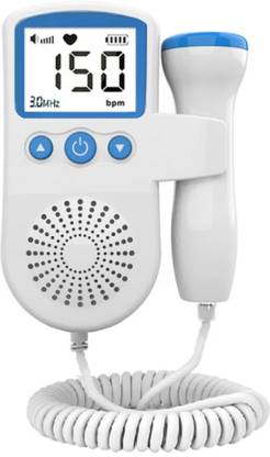 Medono india Fetal Doppler 3.0MHz Heart Rate Monitor with Built-in Speaker Pink Fetal Doppler