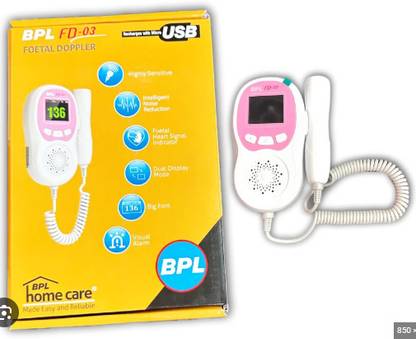 BPL FD-03 White, Pink Fetal Doppler