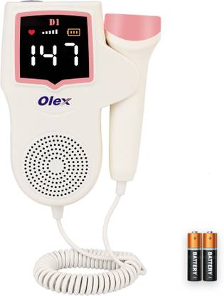 OLEX Fetal Doppler for Parental Baby Heartbeat Sound Monitor Blue Fetal Doppler
