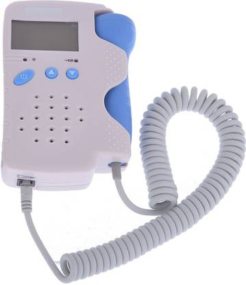 SWADESI BY MCP Fetal Doppler Baby Heart Beat Monitor Baby Fetal Sound Detector Backlight LCD White, Blue Fetal Doppler