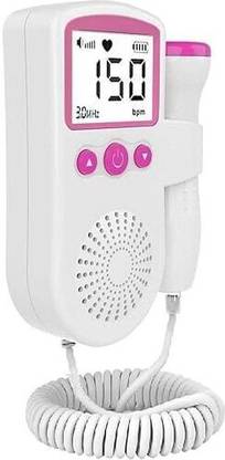 MCP Portable Handheld Fetal Heartbeat Doppler Baby Heart Rate Detection Pink Fetal Doppler