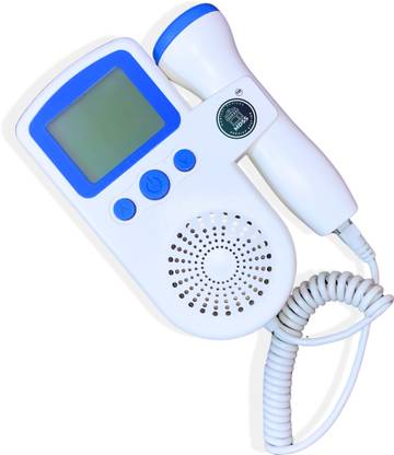 MDSS Fetal Doppler Portable Handheld Baby Heart Rate Monitor White Fetal Doppler