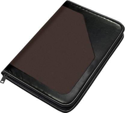 STORITE PU Leather Multipurpose 24 File Sleeve to Store A4 Professional Files and Folders