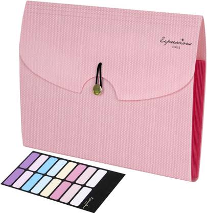 NISUN Polypropylene 7 Pockets A4/Lettr Size File Organizer Expanding File Folder Document Organizer