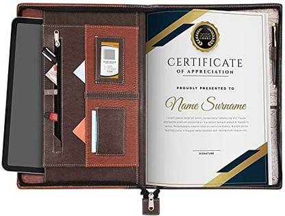 SBM PU Leather Document Holder