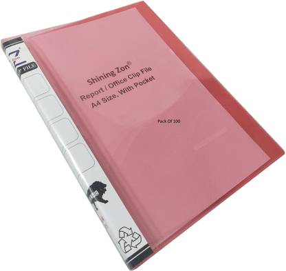 SHINING ZON Report File A4 Size For Documents Certificates