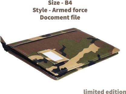 kittu B4 size heavy Duty Rexine fauji material Document file limited edition Executive file