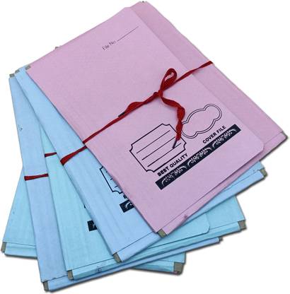 CRAFTWAFT Paper Board Best Quality Matt Cover File Document Folder Four Fold COVER FILE