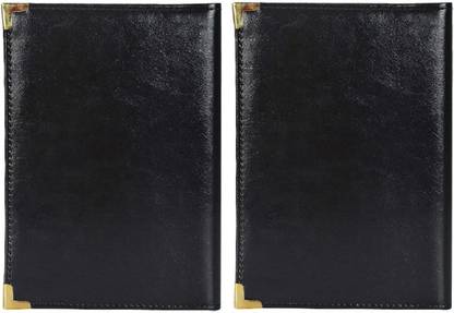 HATHIYANI Leather Bill Folder for Restaurant and Hotel with Card and Receipt Holder
