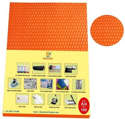Momad PVC Spiral A4 Binding Sheet