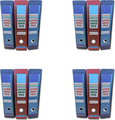 CRAFTWAFT Cardboard Box File Lever Arch File for A4,Letter,Legal Size Documents Steel Clip LEVER ARCH FILE