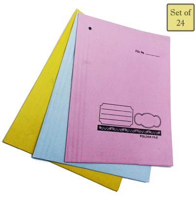 CRAFTWAFT Premium Paper Board Folder File, Tag File for Documents, Papers, Certificate etc Folder File, Tag File