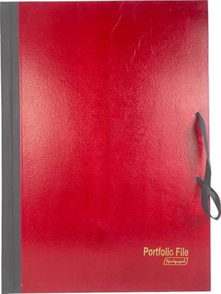 NEELGAGAN Portfolio File, Folder with Elastic Band (Suitable for A2 Size) Pack Of 1 Suitable for Important Sheet