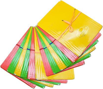 CRAFTWAFT Smart Multicolor Gloss Paper Board Cover File Document Folder Four FOLD COVER FILE