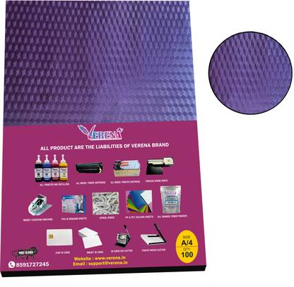 verena PVC Spiral Binding Sheet A4