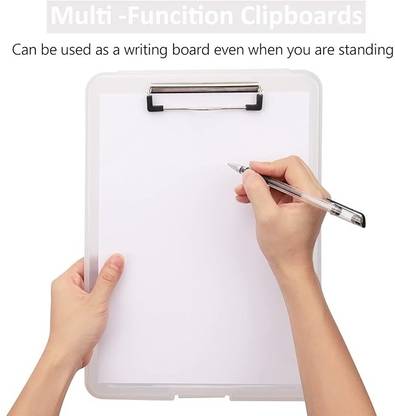 mahostav Plastic A4 Size Clipboards file cover folder with storage document