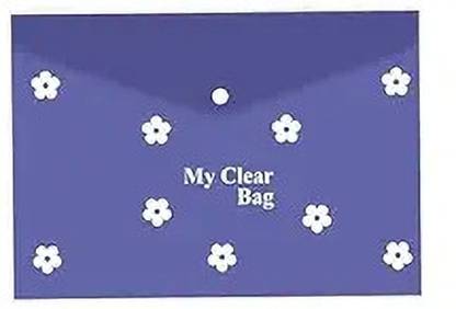 jewett Fine Imported Quality, A4 Document File Bag, Transparent Envelope File Folder