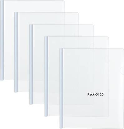 SHINING ZON Plastic Stick File A4 Size For Reports Documents Certificates